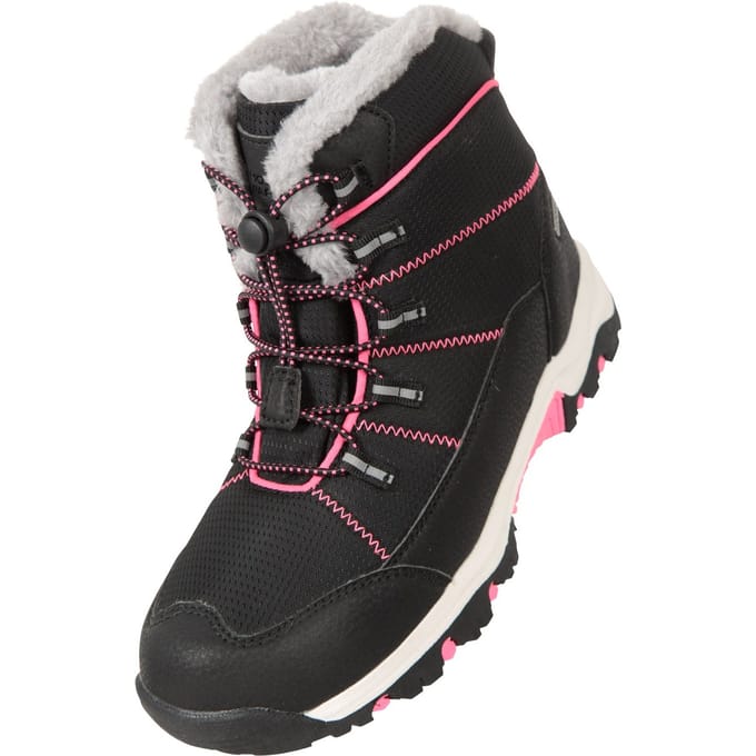 Mountain Warehouse Comet Waterdichte Sneeuwlaarzen voor Kinderen/Kinderen (Zwart)
