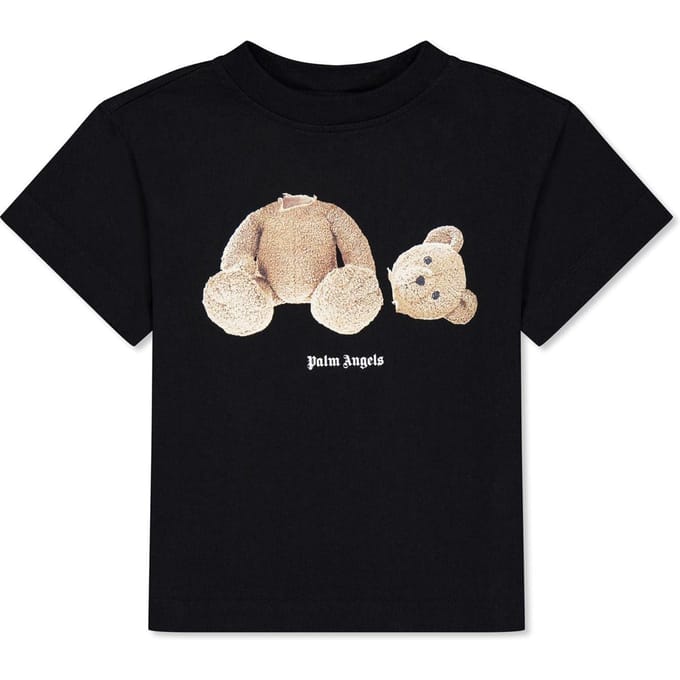 Palm Angels Kinderen/Kinderen Beer Normaal T-Shirt (Bruin)