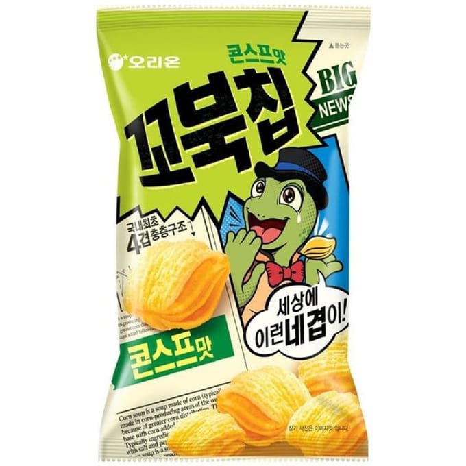 Orion Turtle Chips Maïssoep Smaak 120g (2 opties) 1PCS black