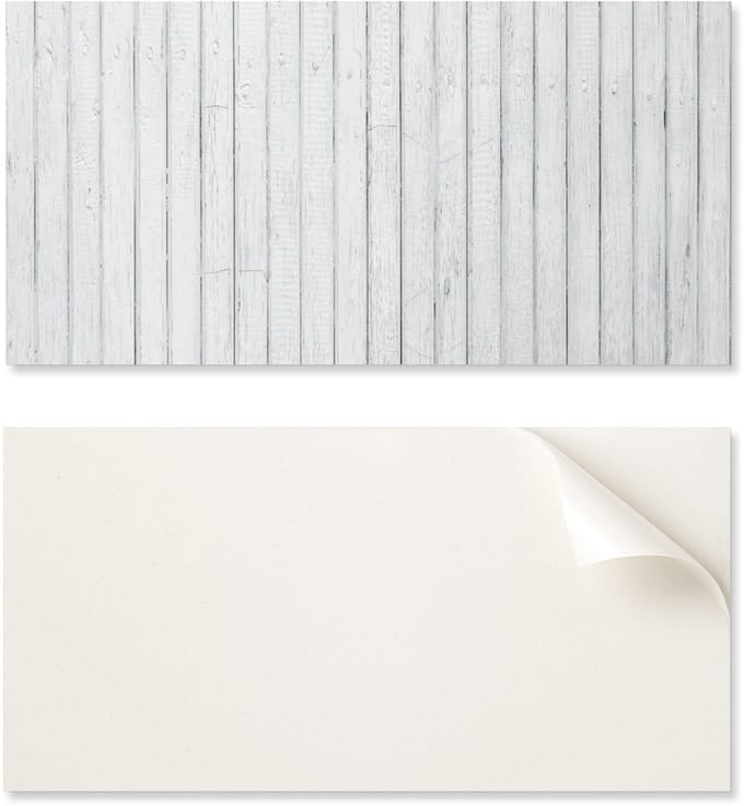 Zelfklevende vinyl wanddecoratie 120x60 cm verticale houten plank