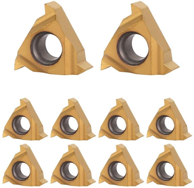 JGS Premium - Carbide Blade Insert Cnc Draaibank Cutter - Set van 10 stuks