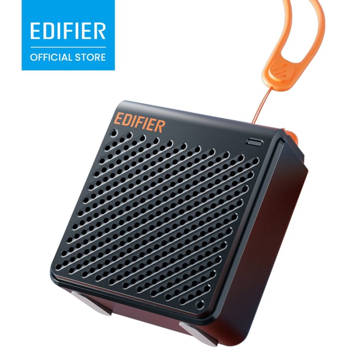 Edifier MP85 Draagbare Bluetooth-luidspreker 8 uur speeltijd 500 mAh Bluetooth v5.3 40 mm driver Compact lichtgewicht voor buiten kamperen Black