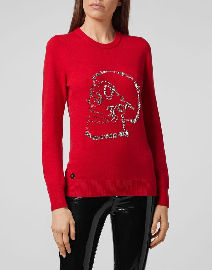 Pullover Ronde Hals Skull