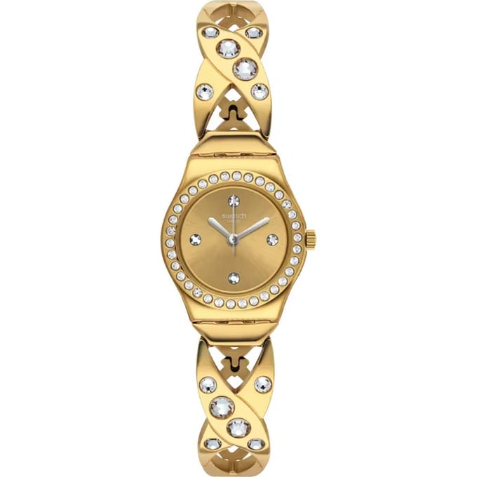 Swatch Irony XS YSG164G Goldy hug Horloge
