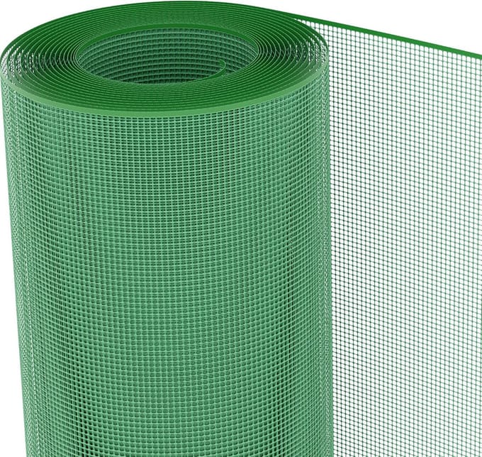 Sterk Beschermnet Balkon en Tuin 5x5mm Groen HDPE Plastic