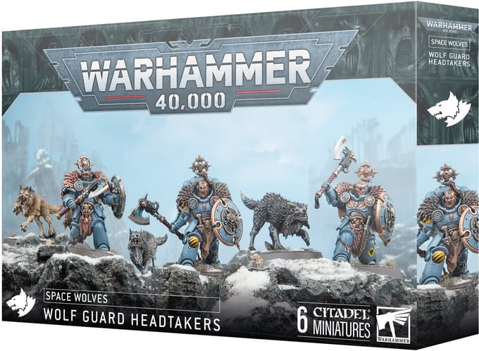 Beeldje Games Workshop Warhammer 40k - Space Wolves Preneurs de Tetes Gardes Loups (2025)