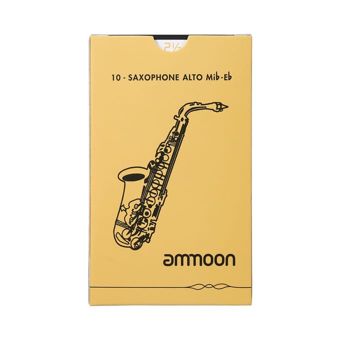 Ammoon Altsaxofoon Sax Traditionele Rieten 10st/Doos Strength 2.5 beige