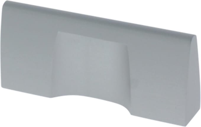 Starx Meubelknop recht - ellips - 32mm - aluminium
