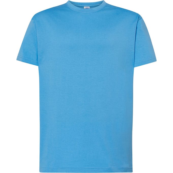JHK Heren Normaal T-Shirt (Azuurblauw)