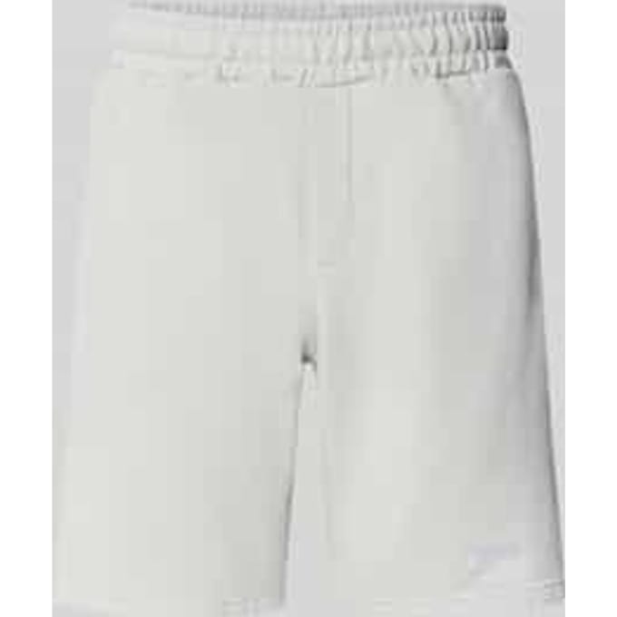 Sweatshorts met elastische band en gestikt logo