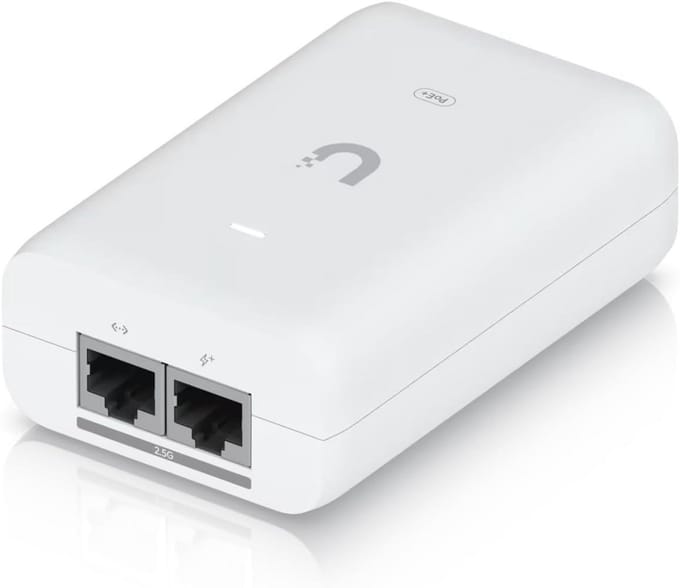 2.5G PoE+ Adapter 30W voor UniFi L2/L3 Apparaten Injector