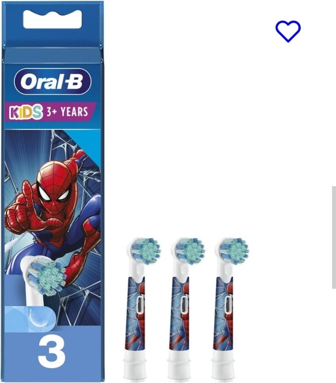 Oral-B - Kids Spiderman - 3 stuks