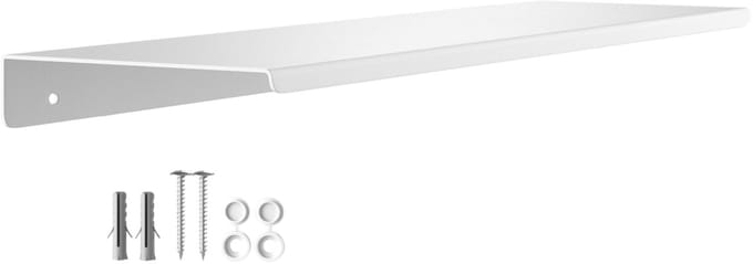 Wandplank HOVER-V 450x130x30mm wit