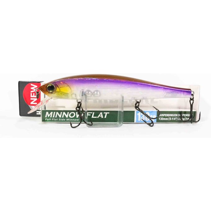 Yo Zuri Duel Hardcore Minnow Flat 130SP Suspend Lure R1381-GSWS (7057) gray