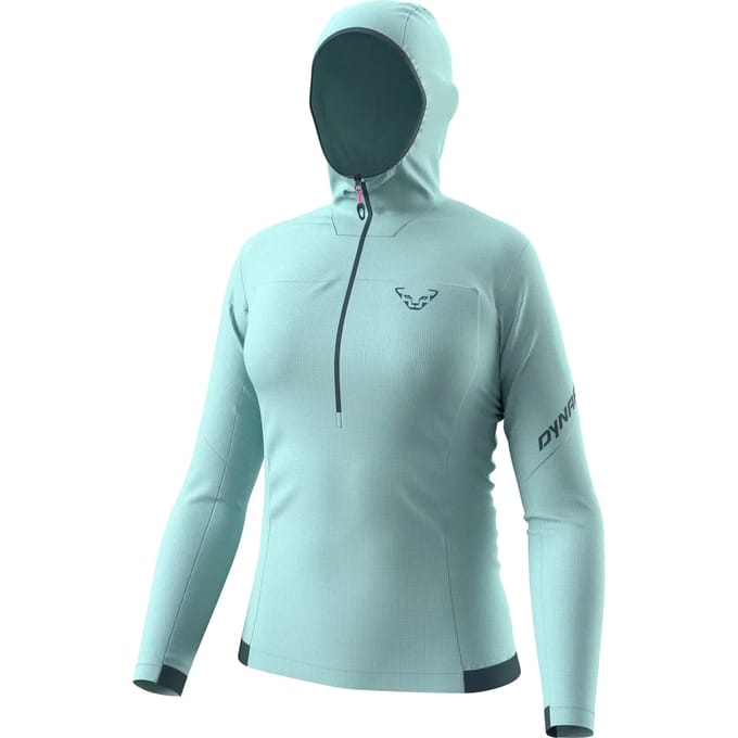Dames sweatshirt met 1/2 rits en capuchon Dynafit Traverse Sun