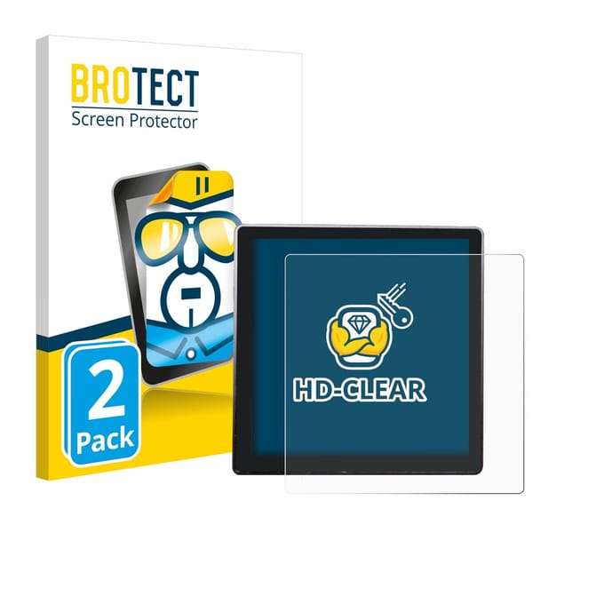 BROTECT - Screenprotector voor Shelly Wall Display - Folie Beschermfolie transparant 2 Stuks
