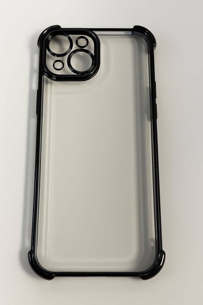 Ceezs TPU Shock Case met Camerabescherming – Geschikt voor iPhone 13 – Zwart