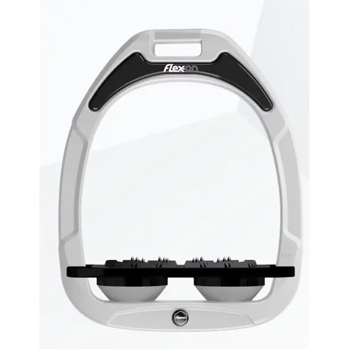 Plat Ultra Grip Witte/Zwarte/Grijze Beugels Flex-On Green Composite
