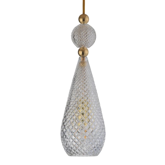 EBB & FLOW Smykke hanglamp goud, kristal