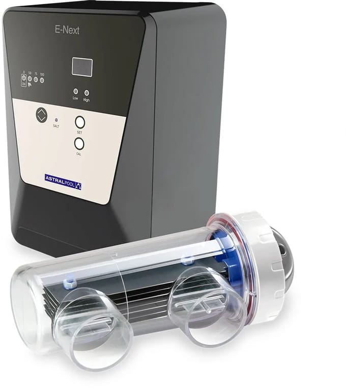 Astralpool E-next 30 Ph Tot 140 M³ Zoutwaterchlorinator Transparant