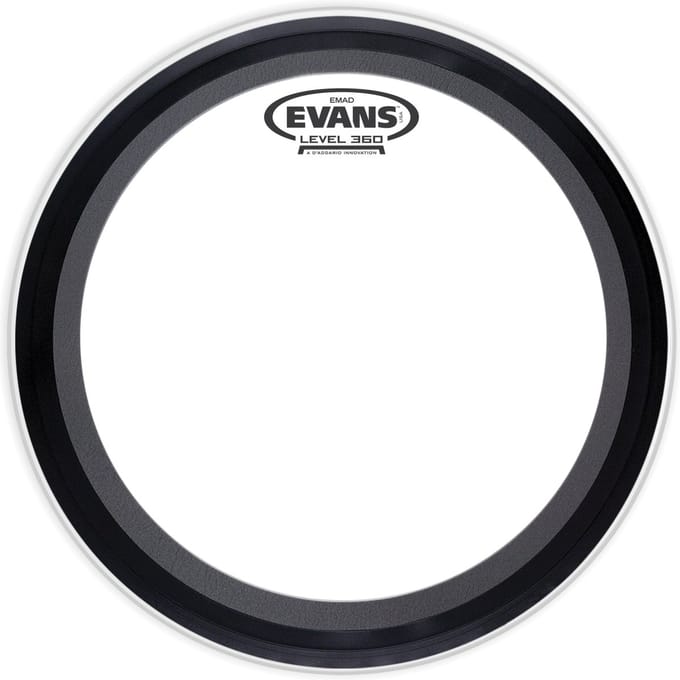 Evans EMAD Clear 16", TT16EMAD, basDrum Batter, Tom Hoop - Bass drumvel
