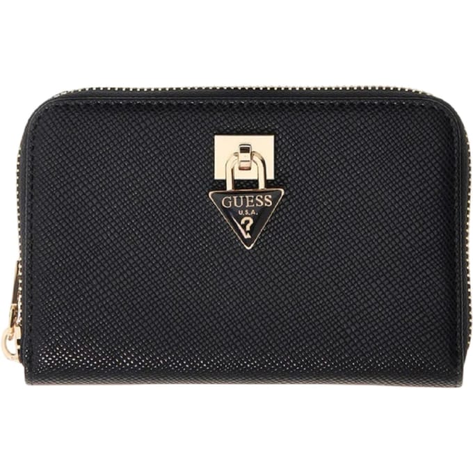 GUESS portemonnee Patsie SLG Zip Around Wallet Black zwart