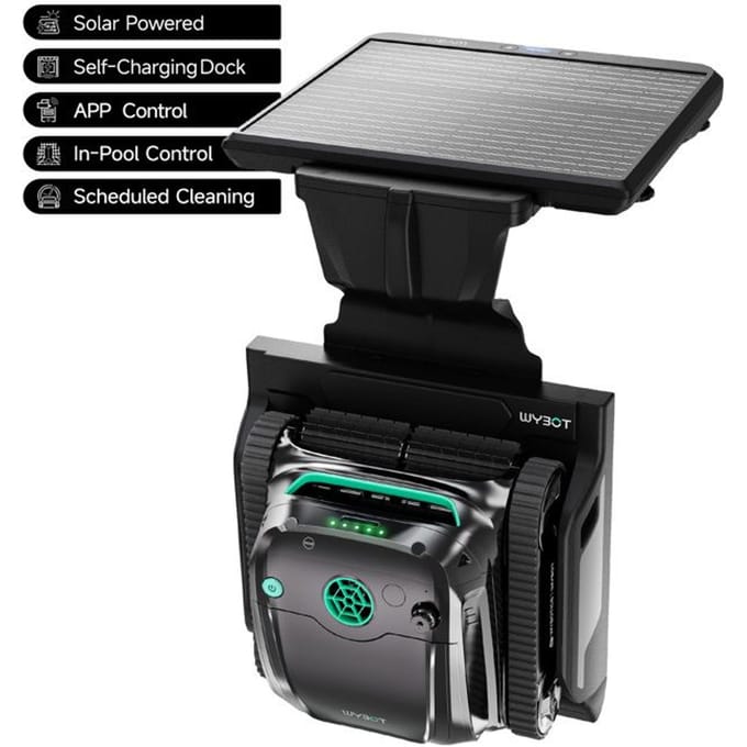 Wybot Draadloze zwembadreinigingsrobot WYBOT S2 SOLAR