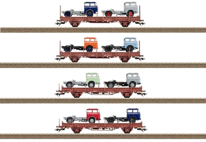 TRIX H0 T24190 Goederenwagen DC