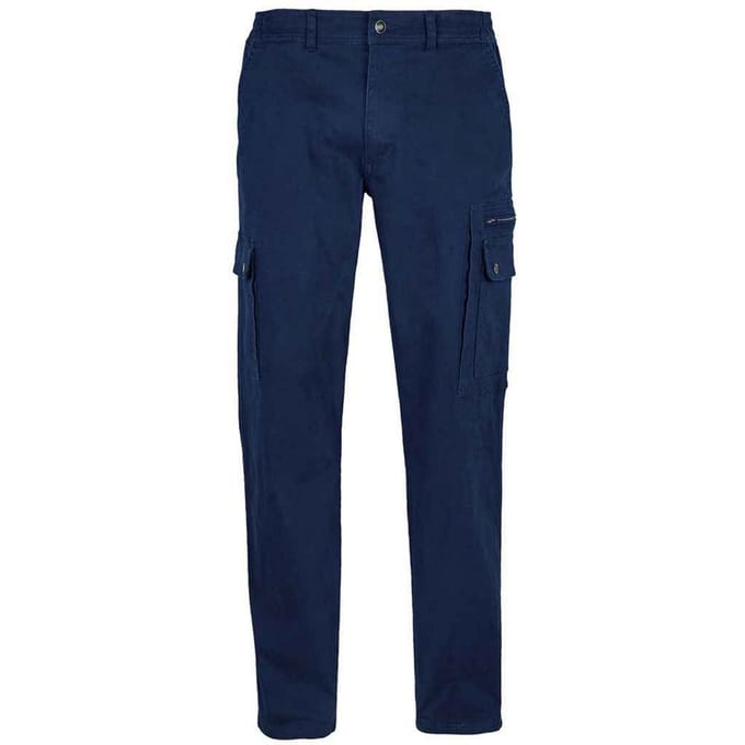 SOLS Heren Docker Stretch Cargo Broek (Marine)