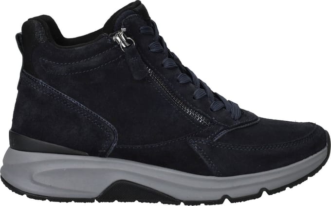 Gabor Rollingsoft Veterboots - Dames - Blauw - Maat:44
