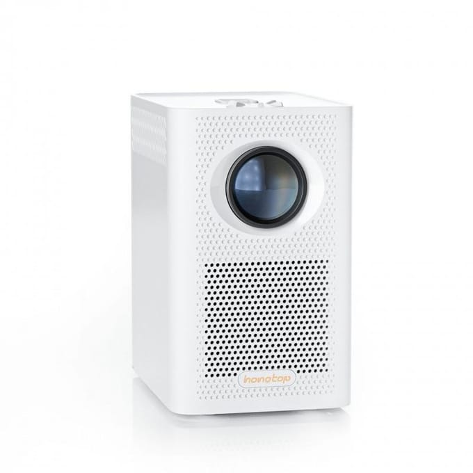 S30 MAX HONGTOP Mini projecteur portable intelligent Home Cinéma 1080P Projecteur portable Projecteurs Android with EU Plug blanc