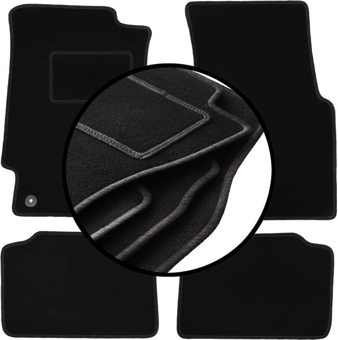 Complete set veloursmatten voor: Honda Civic V hatchback (1991-1996)