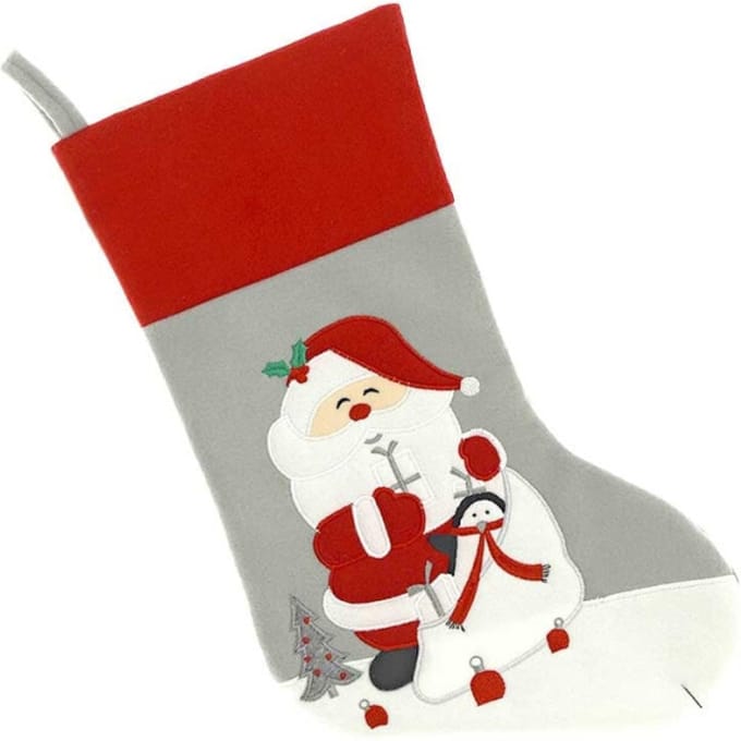 Unique Living - Kerstsok Denne - 42x25cm - Multikleur