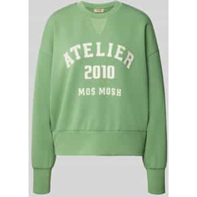 relaxed fit sweatshirt van viscosemix model 'Nima'