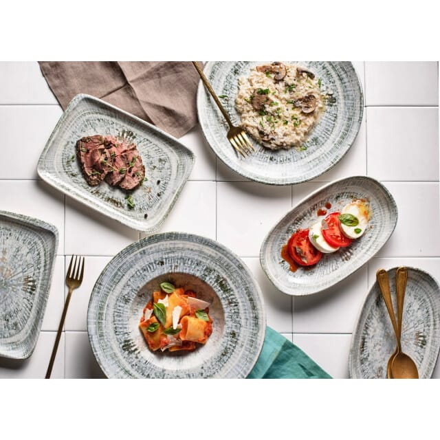 Bonna Pizzabord - Odette - Porselein - 32 cm - set van 2