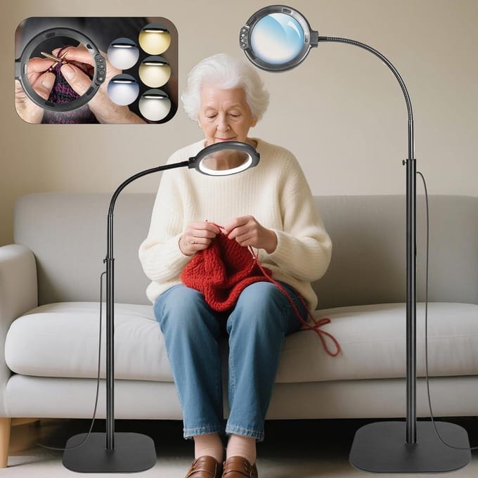 Loeplamp met Standaard - Lamp met Led Verlichting - precisie