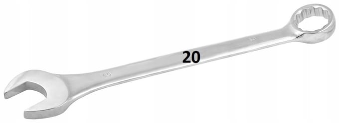 Powerbuilt Ringsleutel 20mm Cr-V - Professioneel Gereedschap