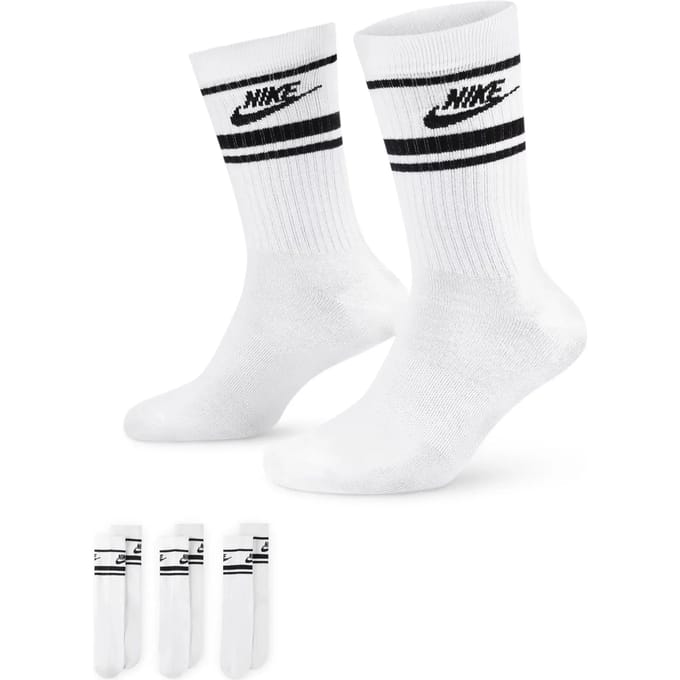 Nike Everyday Essential Crew 3 Pack Sokken Unisex - Wit - Maat 38 - 42