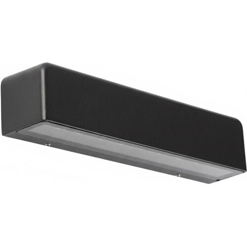 KS Verlichting - wandlamp - Warwick - buitenlamp - zwart - LED - aluminium - downlighter