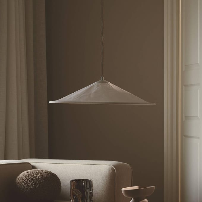 DFTP by Nordlux Hanglamp Hill 55, Ø 55 cm, Tyvek, wit
