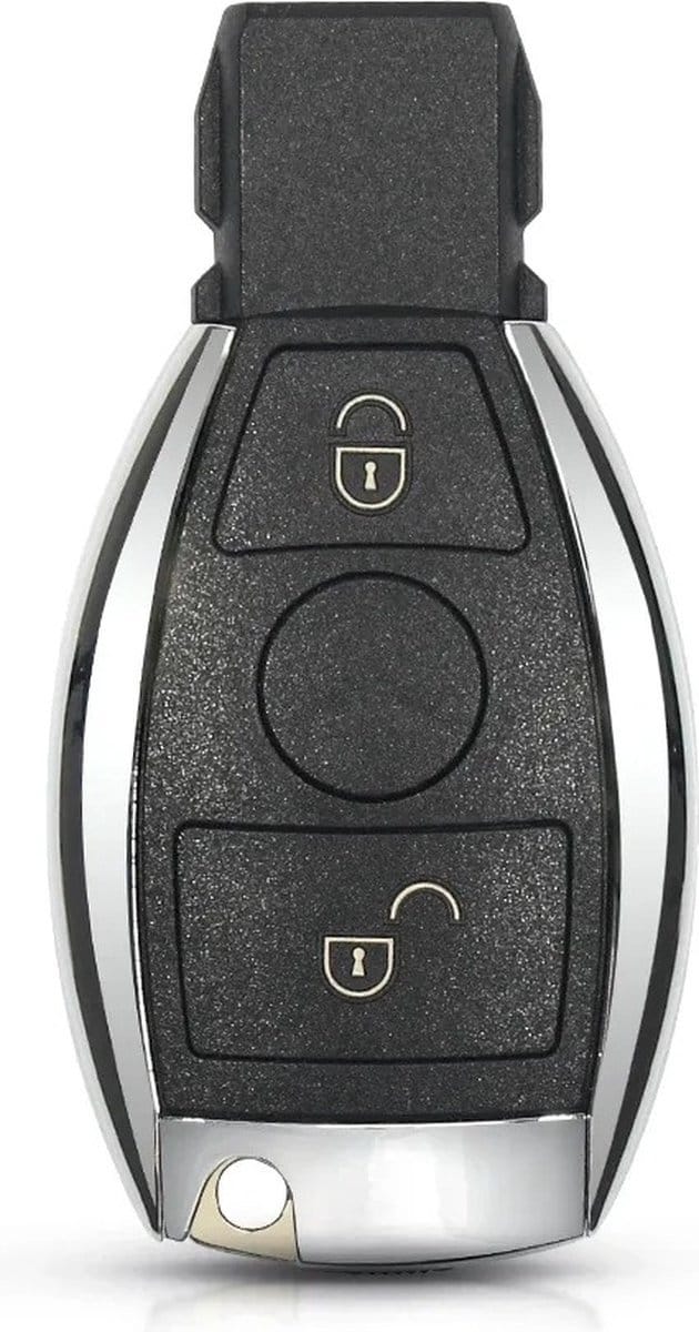 XEOD Autosleutelbehuizing - sleutelbehuizing auto - sleutel - Autosleutel / Geschikt voor: Mercedes 2 Knops smart sleutel