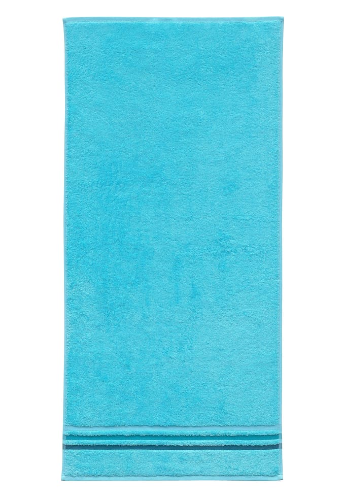 Douchehanddoek Skyline Color 70x140 turquoise - SCHIESSER Home 70*140