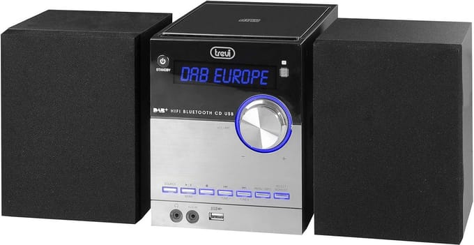 Stereo-installatie met DAB+/FM Radio, CD, USB en Bluetooth