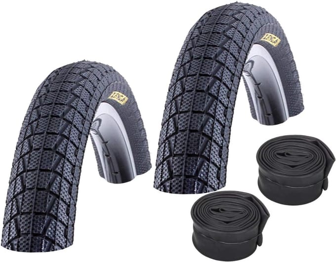 Set van 2 BMX Fietsbanden 20 inch met Binnenbanden