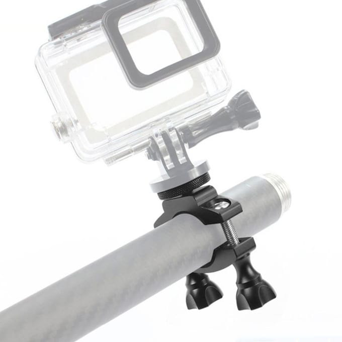 14  Schroef Fiets Fiets Stuurbevestigingsbeugel voor DJI OSMO Gopro SJCAM XiaoYi Actiecameras black