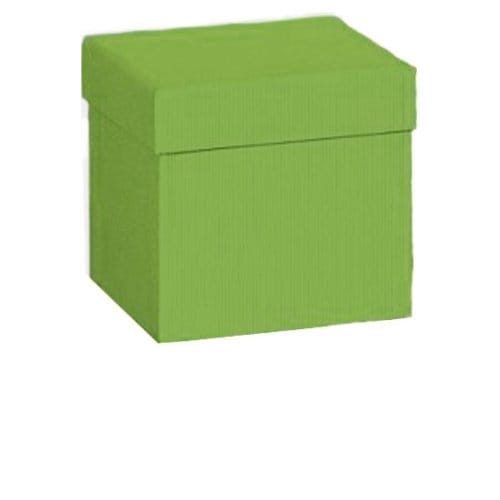 Stewo geschenkdoosje, formaat 13,5 x 13,5 x 12,5 cm., kleur groen