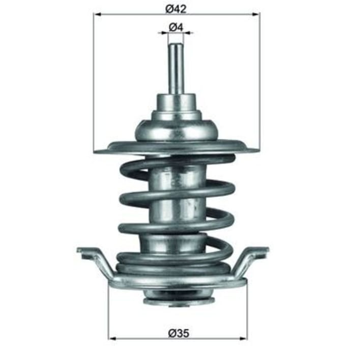 Thermostaat, koelvloeistof MAHLE TX 59 83