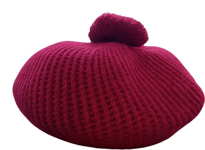 Modieuze Franse Dames Baret / Muts | Alpinopet - Wit test