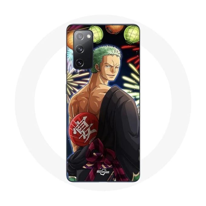 Coque - maniacase - Samsung Galaxy S20 FE - One Piece Joyeux Noël - Protection - Souple noir