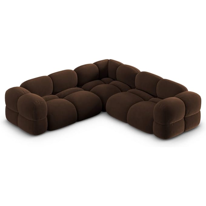 Hoekbank Loretto symmetrisch velvet | Cosmopolitan Design